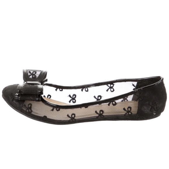 KATE SPADE Mesh Round-Toe Flats - Picture 6 of 8